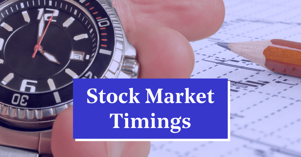 Stock Market Timings in India BSE & NSE Opening & Closing Time